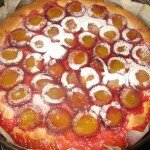 пирог со сливами