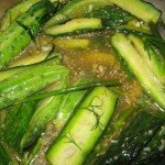 Огурцы - острая закуска