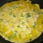  омлет с курицей