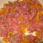 добавляем фарш