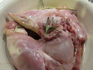 кролик  в сметане